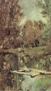 Valentin Serov Little Pond Abramtsevo oil painting